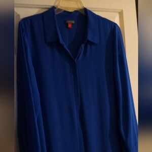 Long Tunic Button Down Sheer